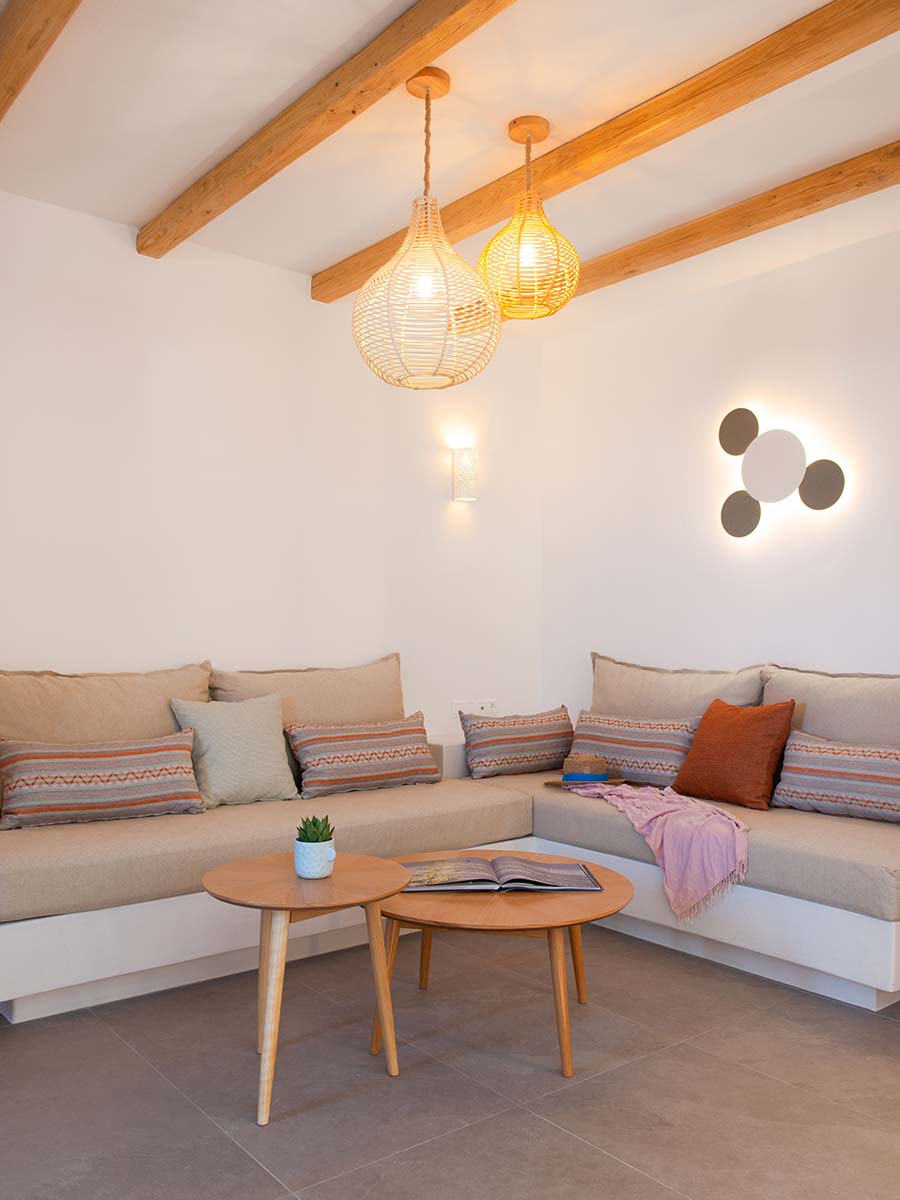 Room interior at Efrosini hotel in Sifnos